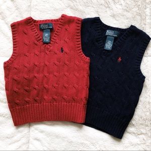 POLO Ralph Lauren Sweater Vests Baby Boy 12m